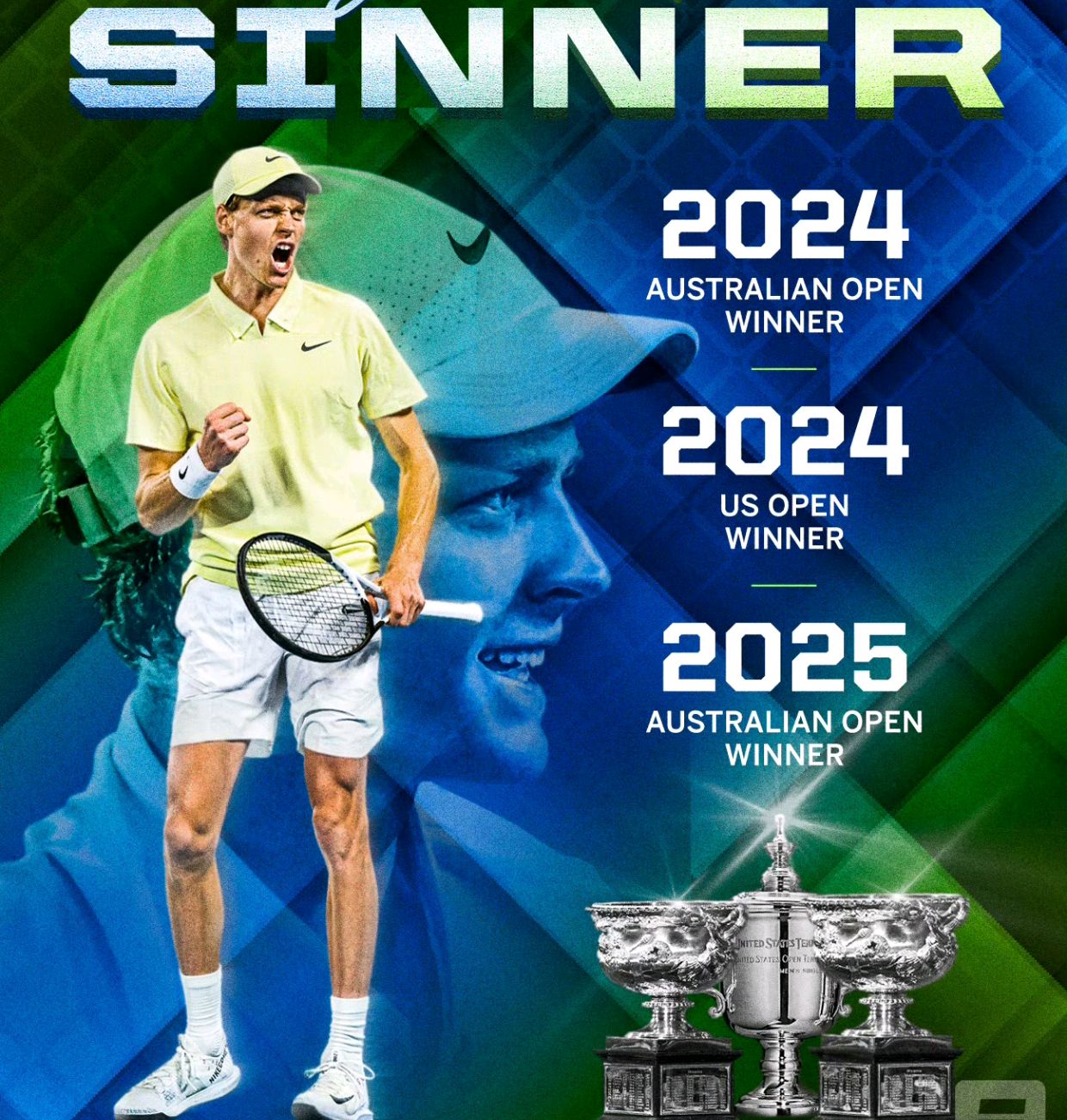 美网险胜ATP总决赛，辛纳统治全场